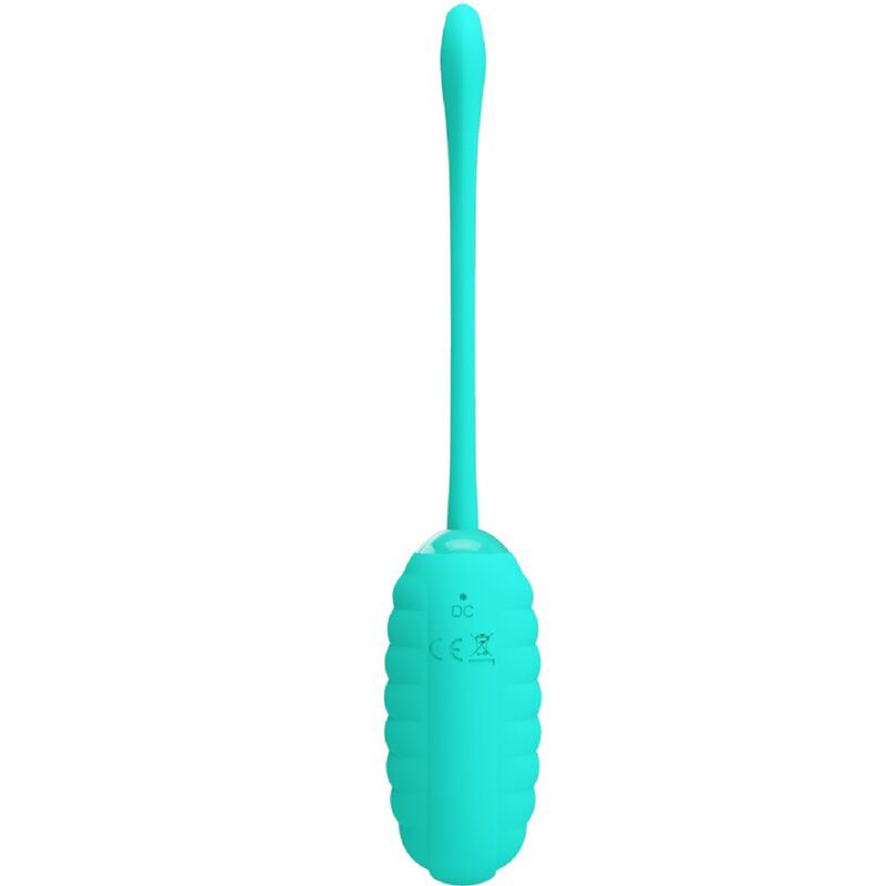Kirk Rechargeable Vibrating Egg - Turquoise - GreatEagleInc