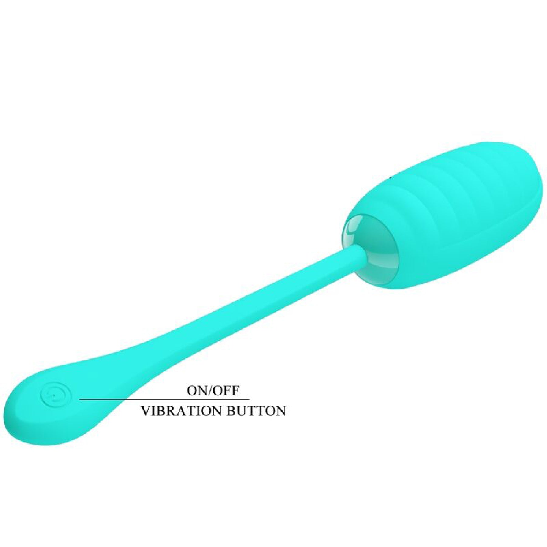 Kirk Rechargeable Vibrating Egg - Turquoise - GreatEagleInc