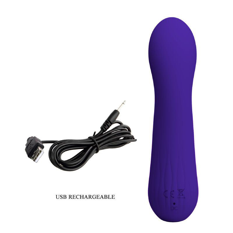 Faun Rechargeable Vibrator - Purple - GreatEagleInc