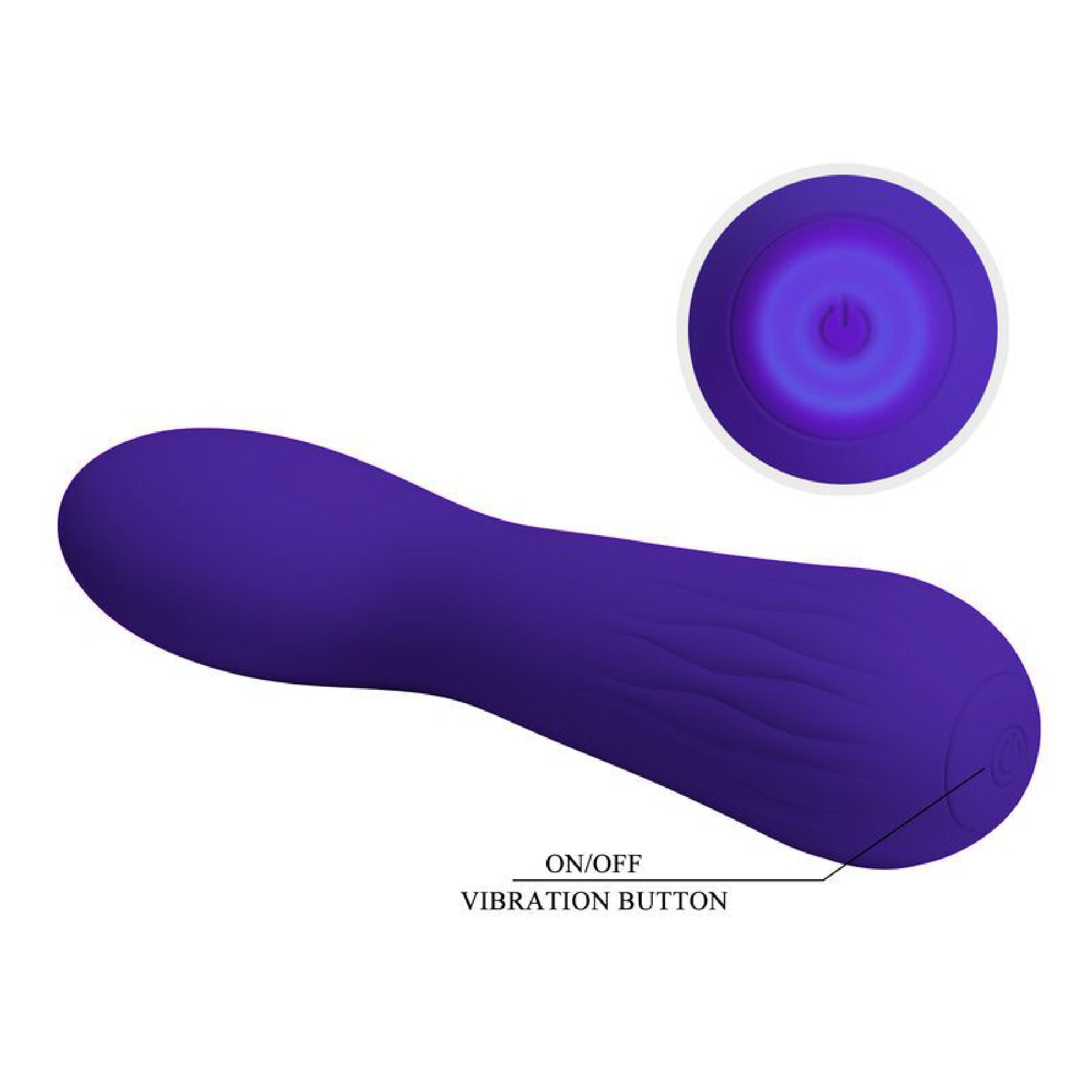 Faun Rechargeable Vibrator - Purple - GreatEagleInc