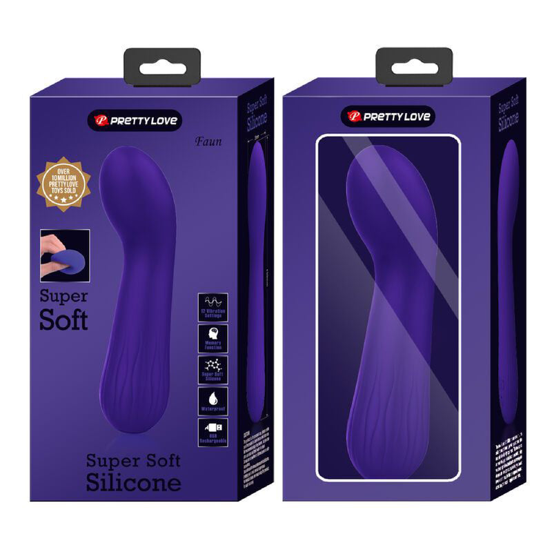 Faun Rechargeable Vibrator - Purple - GreatEagleInc