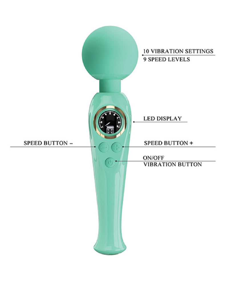 Skylar - Led Digital Display Wand - Turquoise - GreatEagleInc