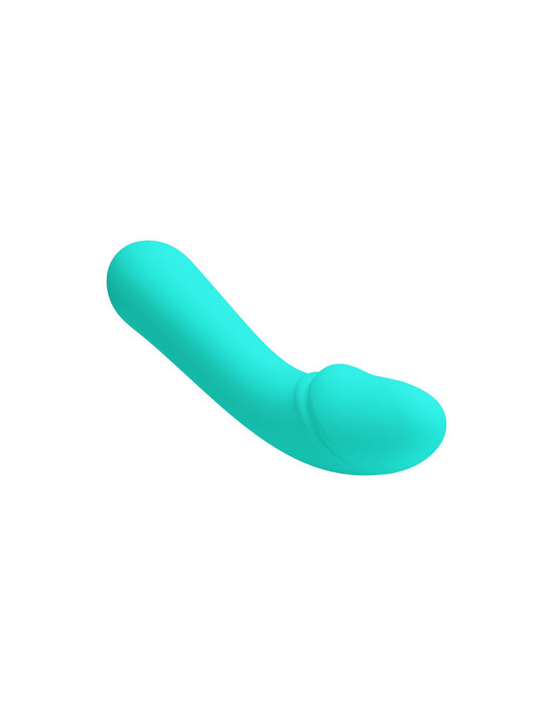 Cetus Rechargeable Vibrator - Turquoise - GreatEagleInc