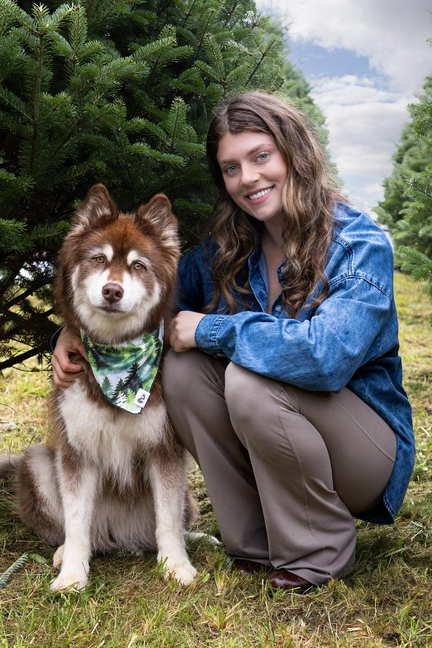 Evergreen Explorer Dog Bandana - 1 / XL - 35in x 17in - Pet Supplies
