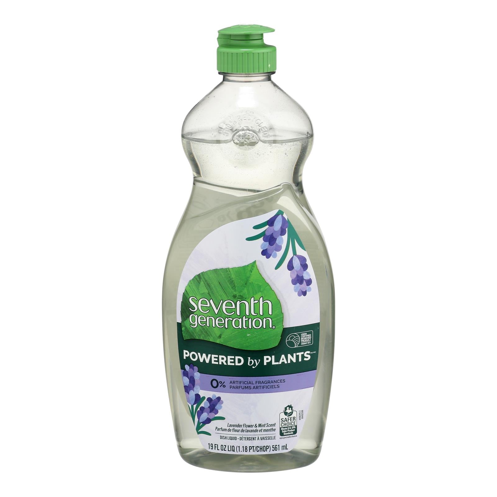 Seventh Generation - Dish Liquid Lavender Mint - Case Of 6-19 Fz - GreatEagleInc
