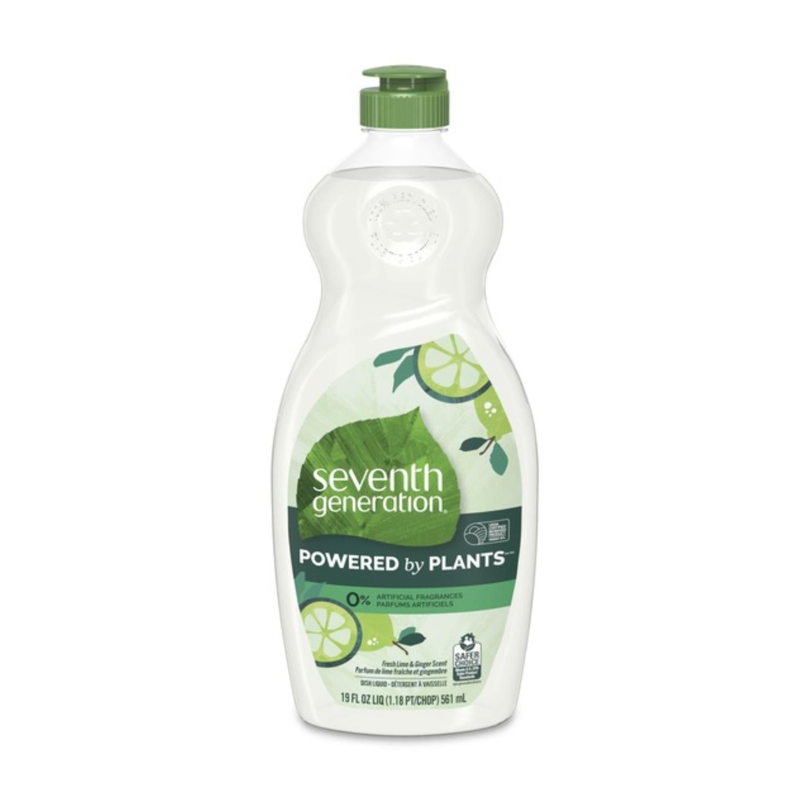 Seventh Generation - Dish Liquid Lime Ginger - Case Of 6-19 Fz - GreatEagleInc