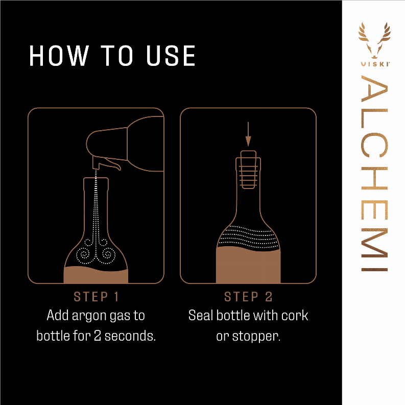 Alchemi Natural Argon Wine Preserver by Viski - 1 - Home Decor