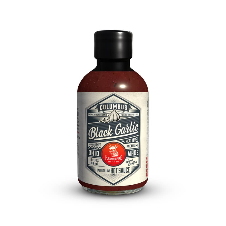 Black Garlic Hot Sauce Mini - 12 - Food & Drink