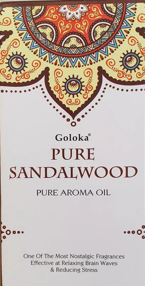 Goloka pure sandalwood aroma oil box