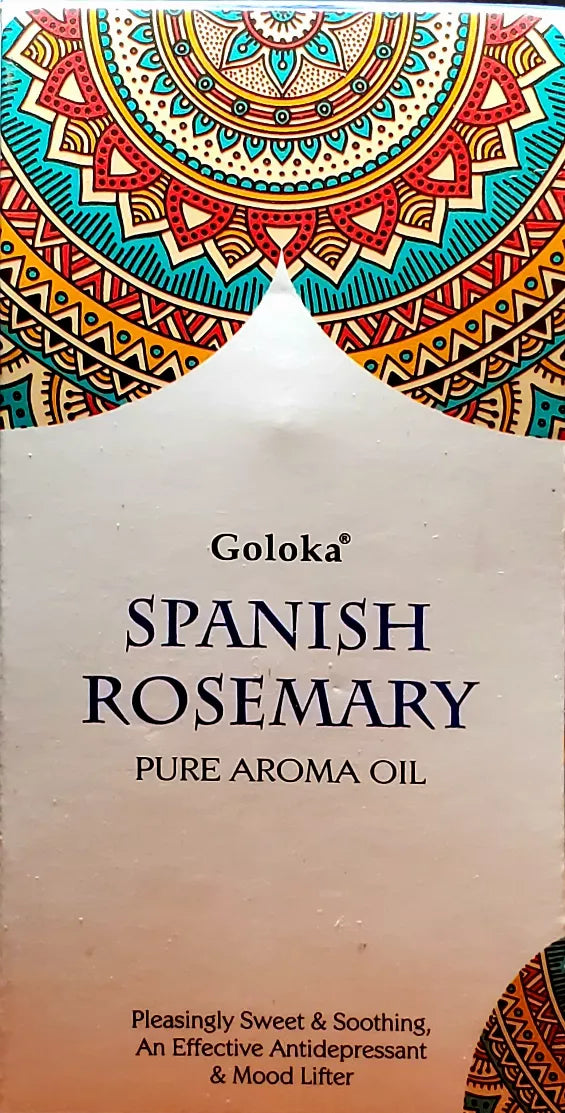 Spanish Rosemary pure aroma oil box for diffuser, Goloka