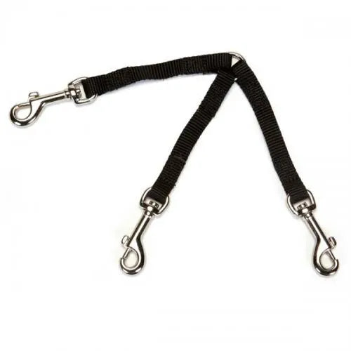 24 in 3-way coupler strap with black webbing and three metal snap hooks