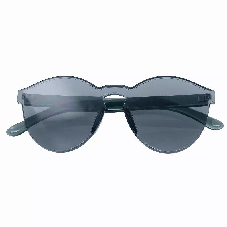 Fashion Womens Mens Clear Novelty Sunglasses UV400 Outdoor Frameless Eyewear - Eyewear