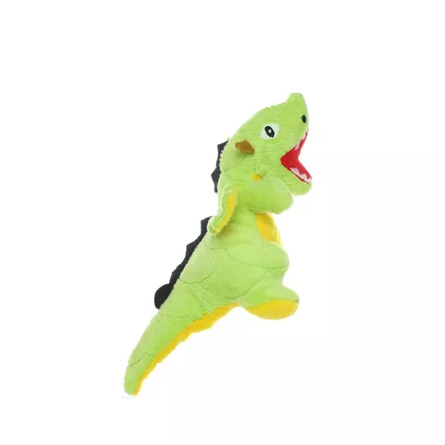 Green junior dragon plush with wings and clawed feet