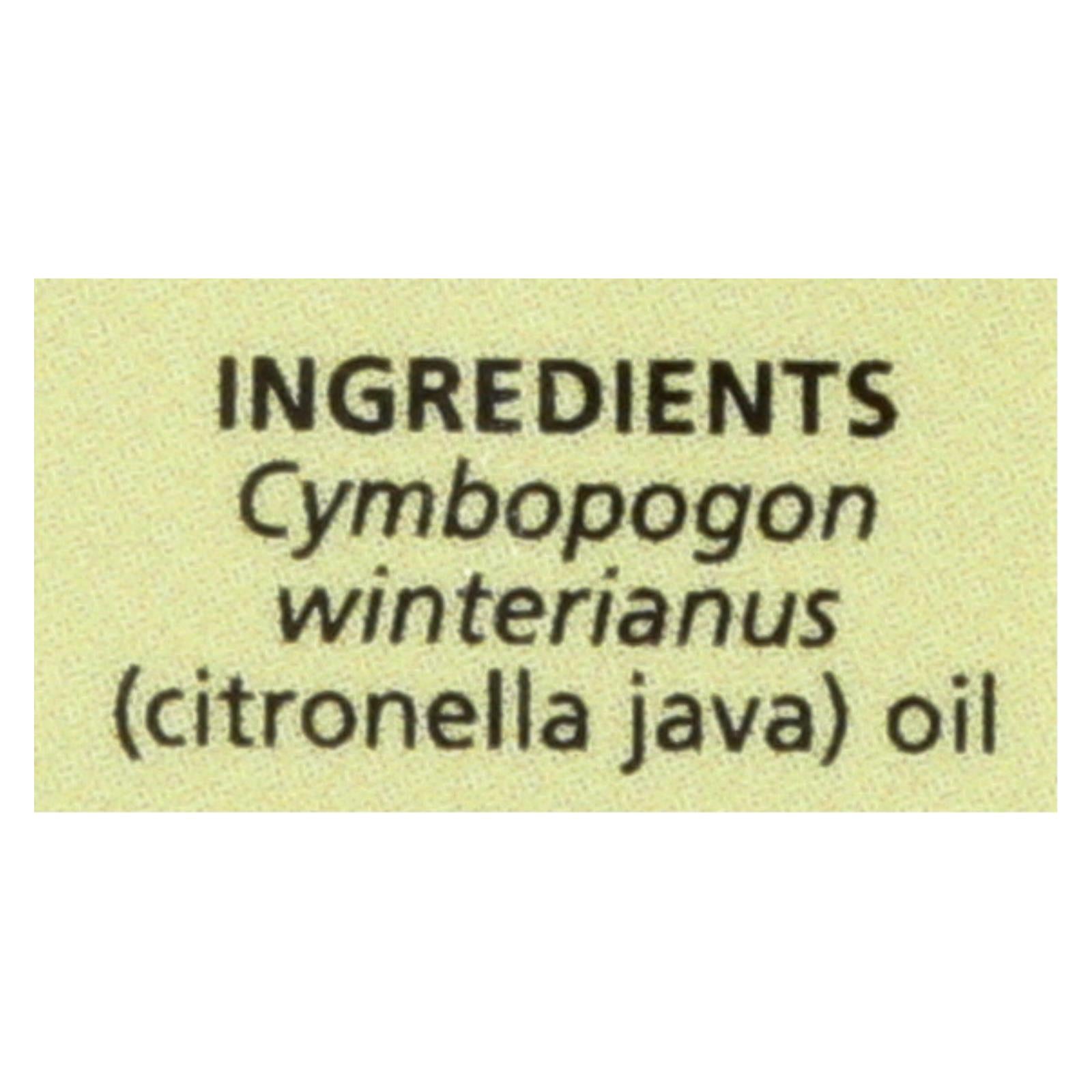 Aura Cacia - Pure Essential Oil Citronella Java - 0.5 Fl Oz - GreatEagleInc