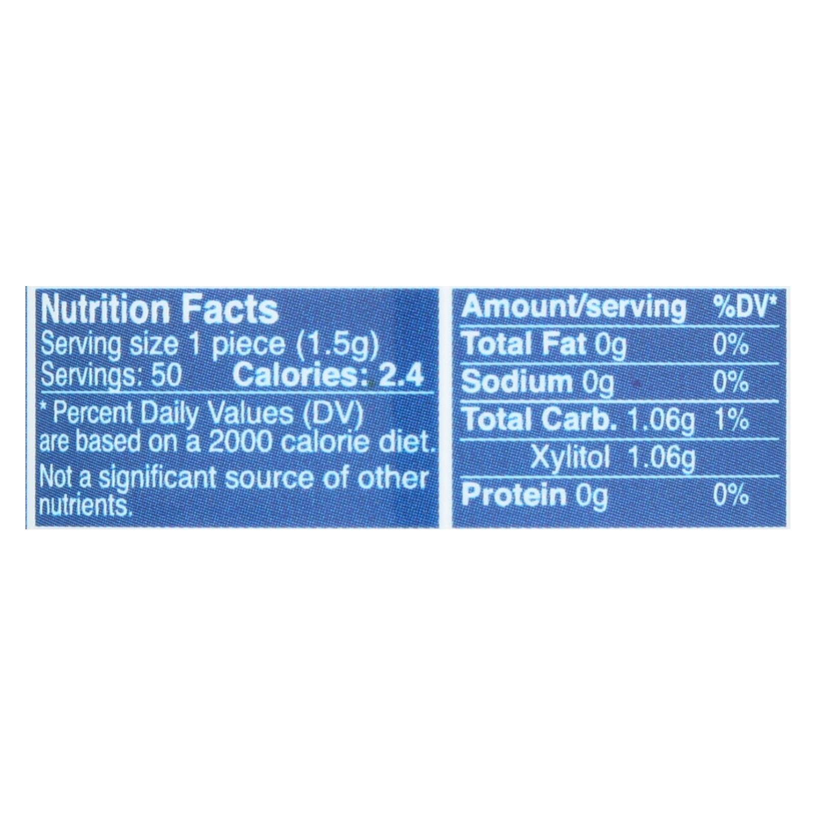 Epic Dental - Xylitol Gum - Peppermint - 50 Count - GreatEagleInc