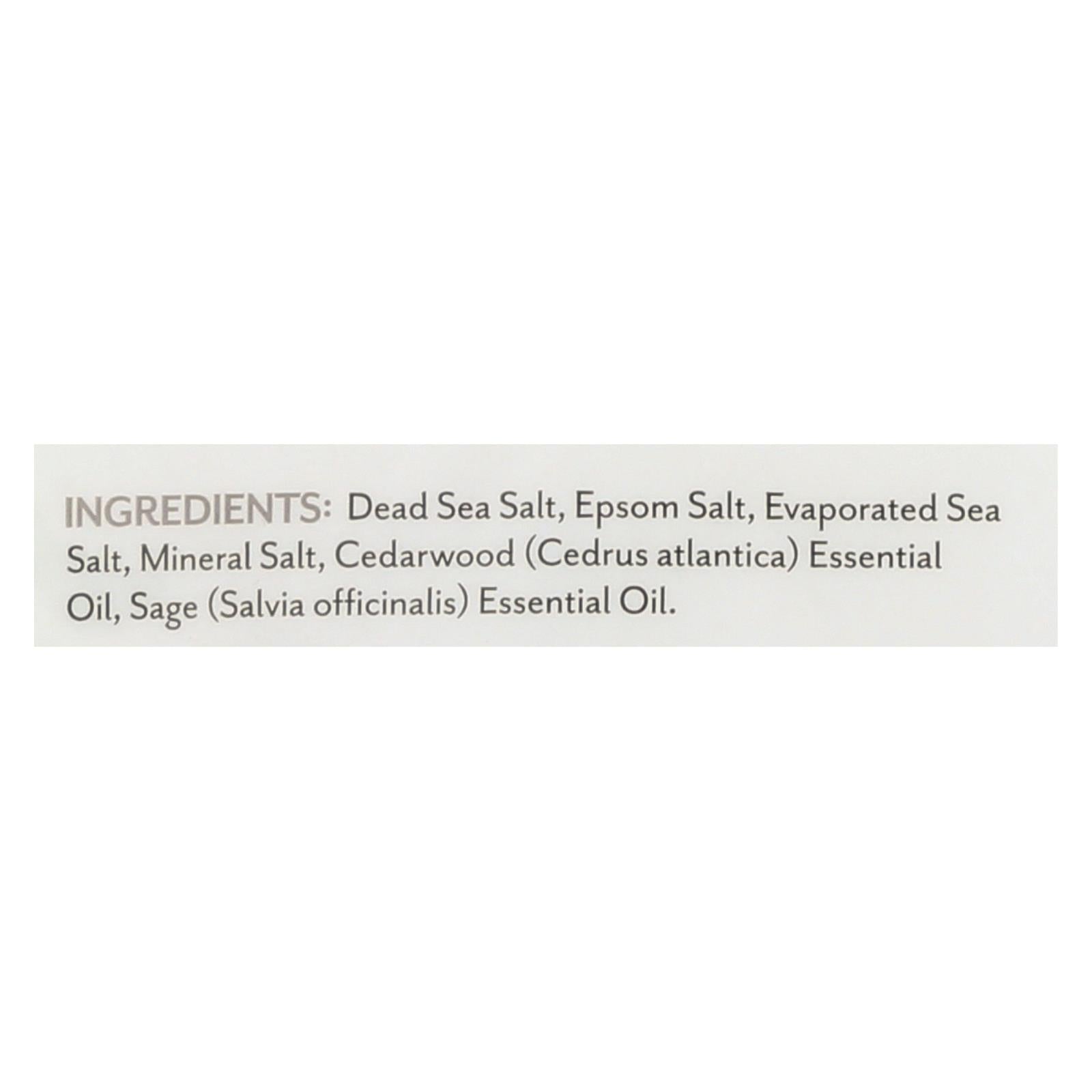 Soothing Touch Bath Salts - Cedar Sage - 32 Oz - GreatEagleInc