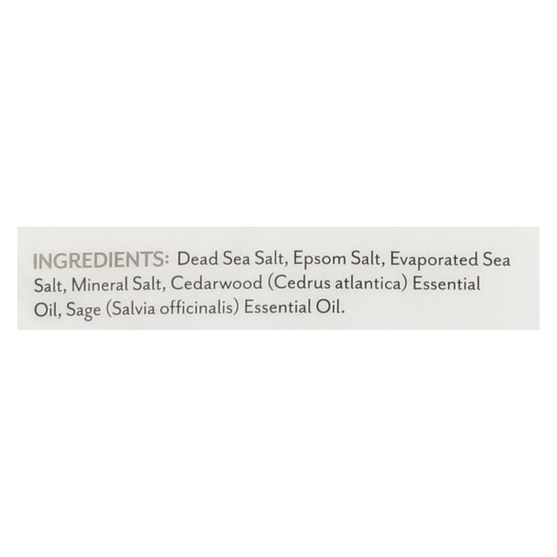 Soothing Touch Bath Salts - Cedar Sage - 32 Oz - GreatEagleInc