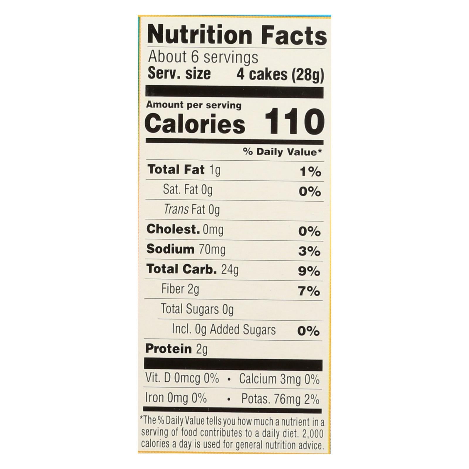 Lundberg Family Farms - Rice Ck Brn Ls Thn Stk - Case Of 6-6 Oz - GreatEagleInc