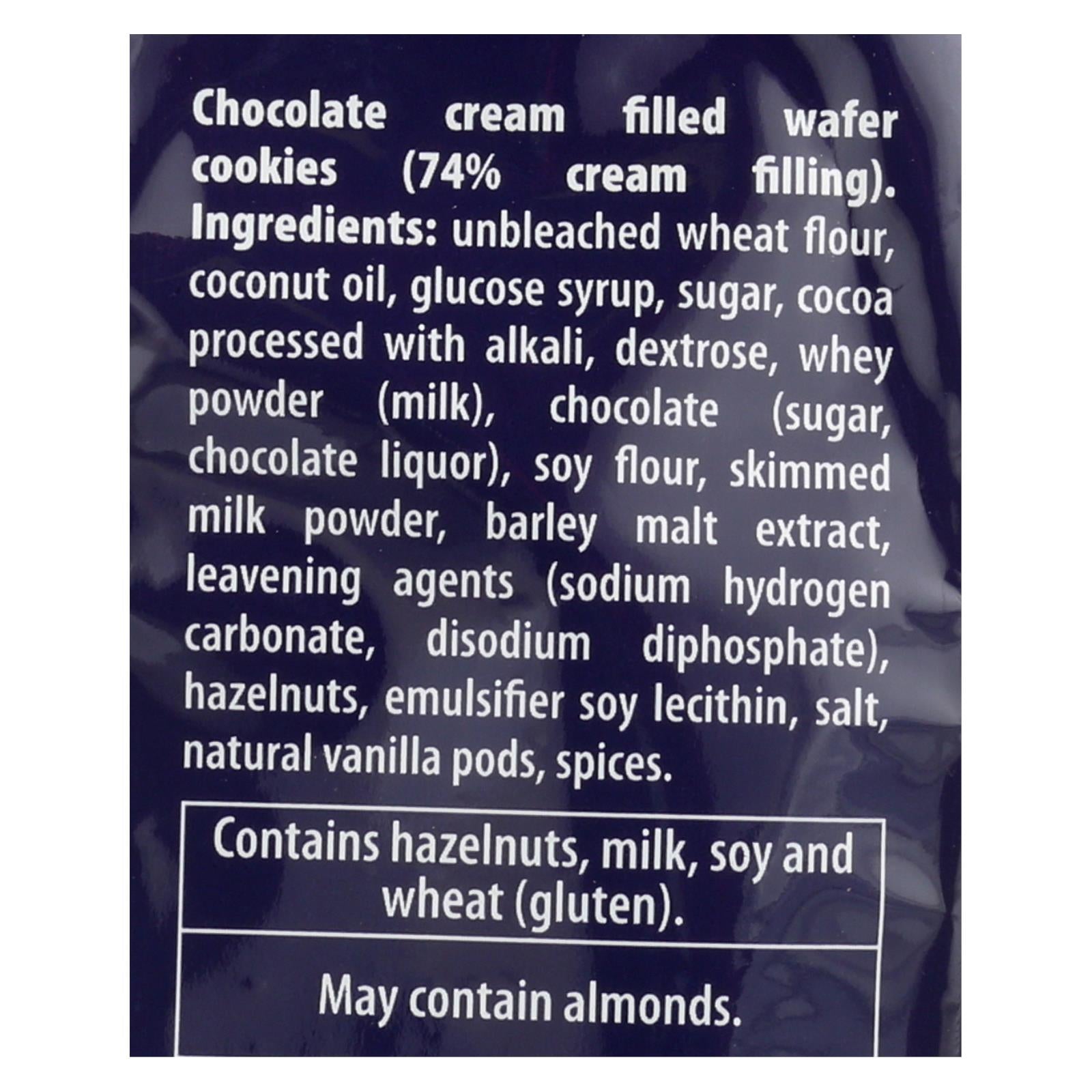 Loacker Quadratini Bite Size Chocolate Wafer Cookies  - Case Of 6 - 8.82 Oz - GreatEagleInc