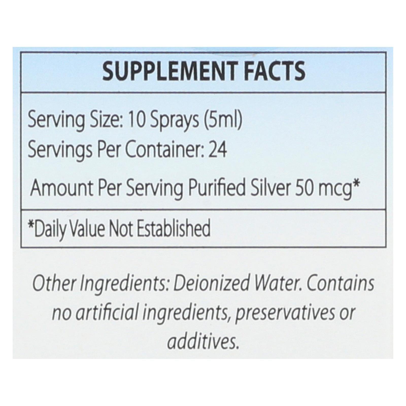 Silver Biotics - Suppl Dly Immun Trvl Spry - 1 Each 1-4 Fz - GreatEagleInc