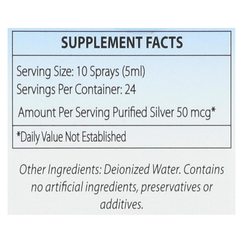 Silver Biotics - Suppl Dly Immun Trvl Spry - 1 Each 1-4 Fz - GreatEagleInc