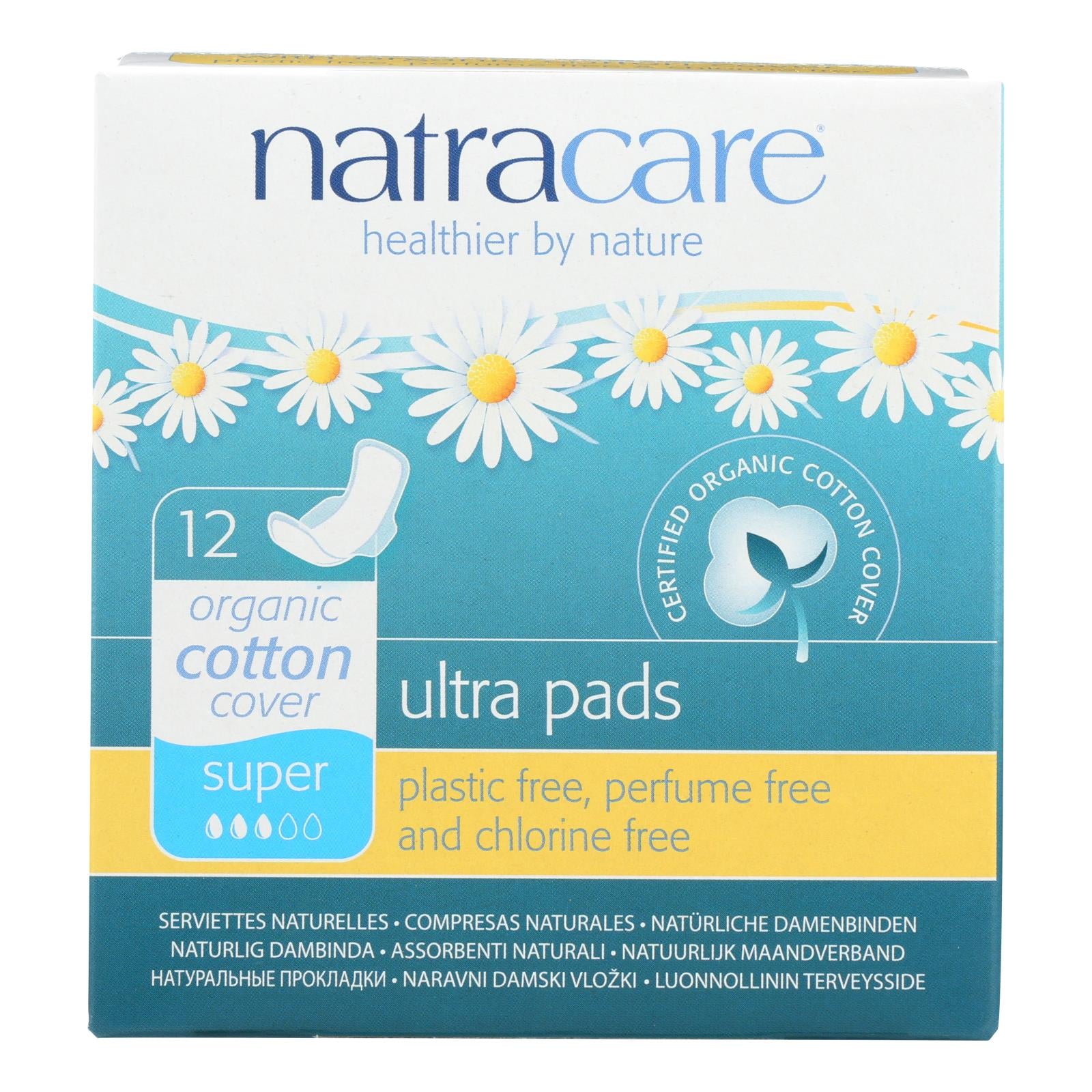 Natracare Organic & Natural Ultra Pads  - Case Of 12 - 12 Ct - GreatEagleInc