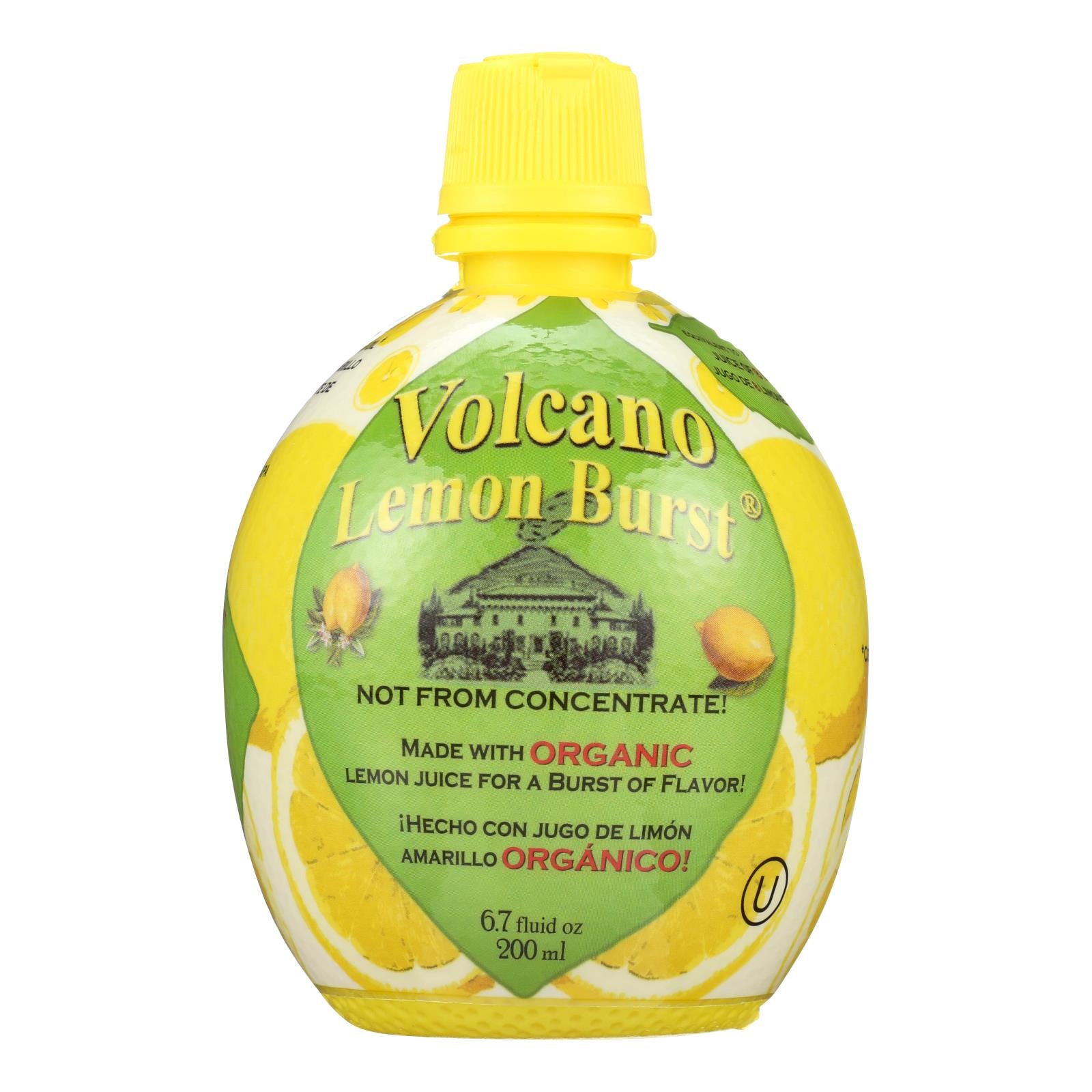 Volcano Lemon Burst Juice  - Case Of 12 - 6.7 Oz - GreatEagleInc