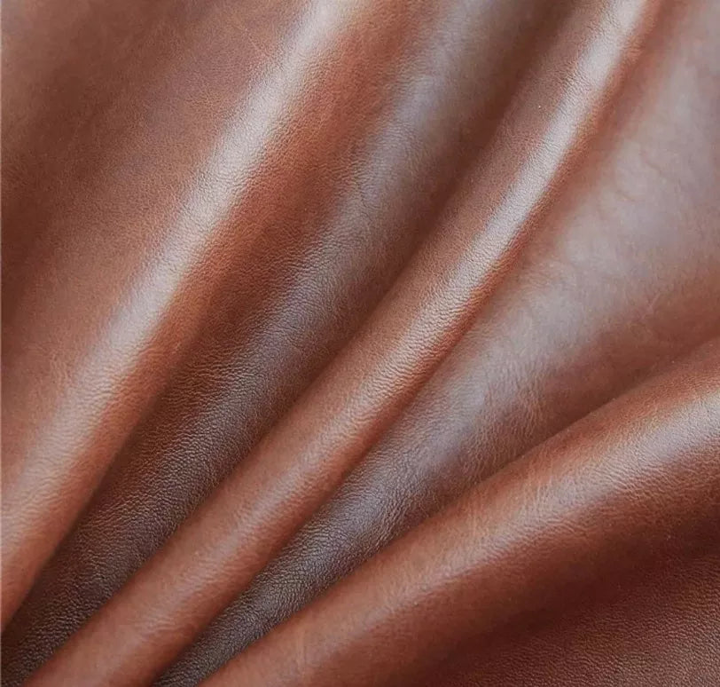 Faux Leather Throw Pillow Cover - Home Decor