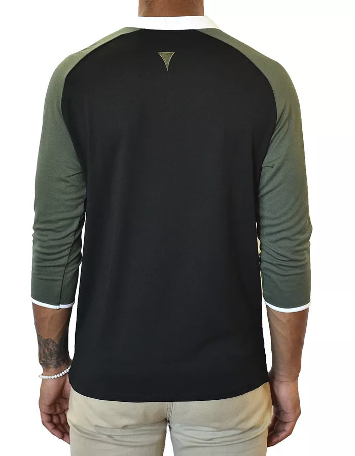 3/4 Sleeve Henley - Men's | Clothing, Male, Men s
