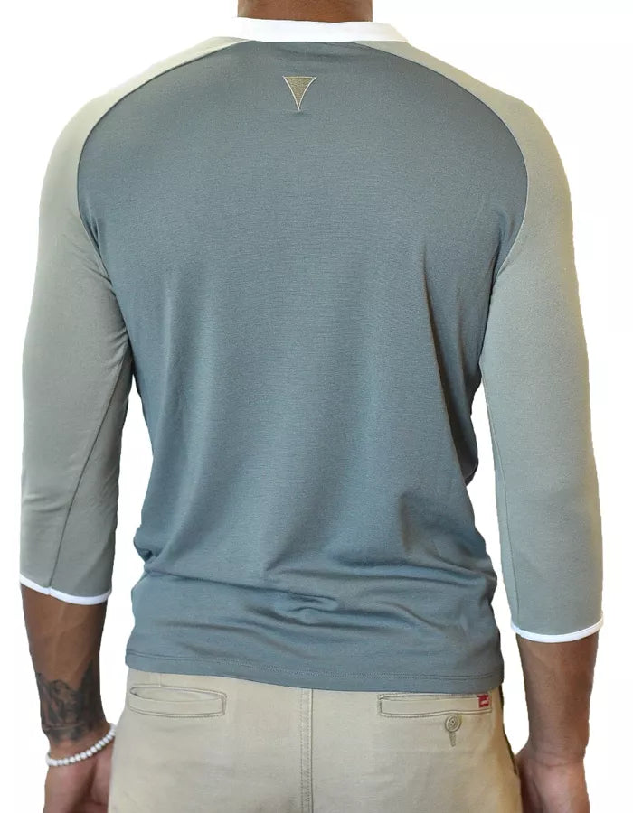 3/4 Sleeve Henley - Men's | Clothing, Male, Men s