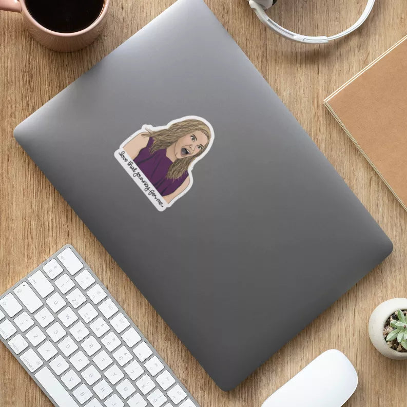 Alexis Rose "love that journey for me" Sticker - Schitt's Creek - 5 Stickers - Home Decor