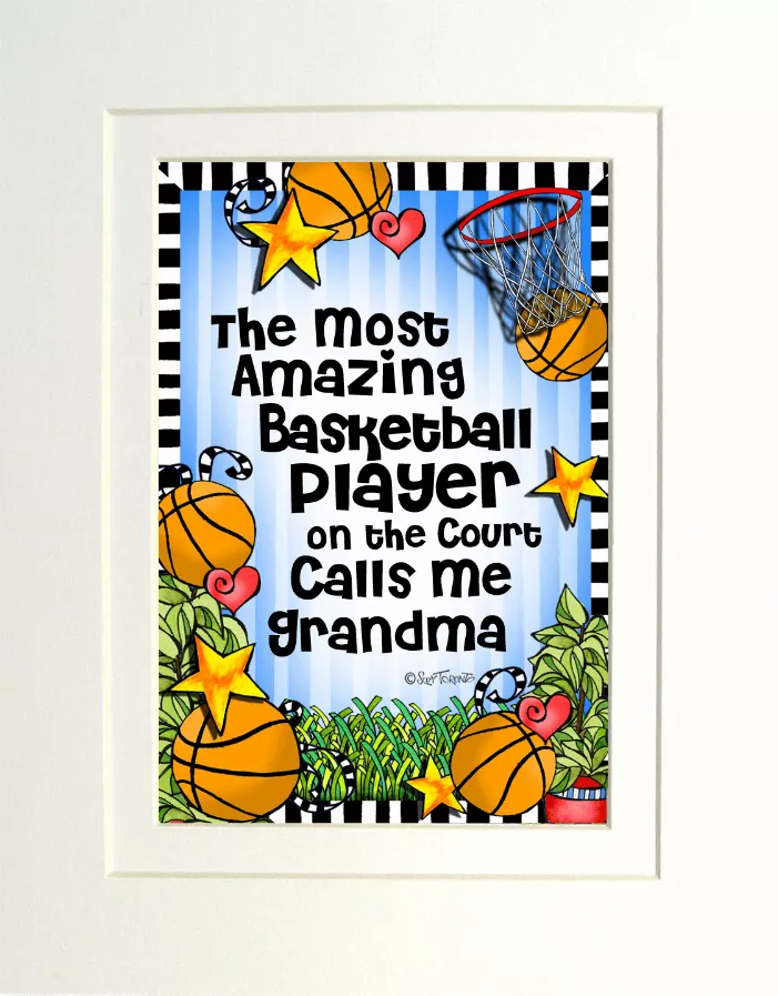 Basketball Mom/Grandma Themed Gifty Art - Home Decor