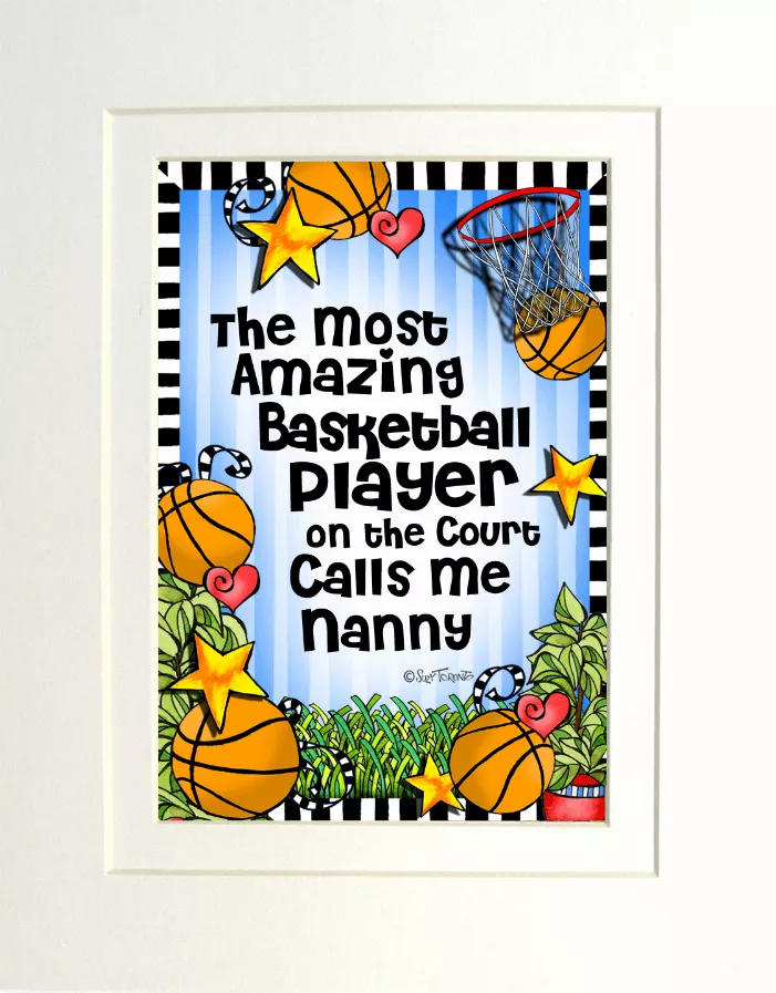 Basketball Mom/Grandma Themed Gifty Art - Home Decor