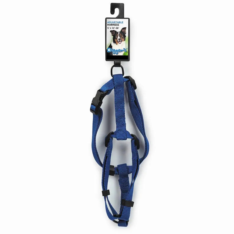 DGR 5/8in Adjustable Harness - Red / 1 - Pet Supplies