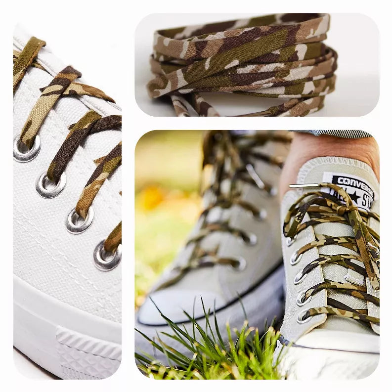 Camouflage Shoelaces - Footwear