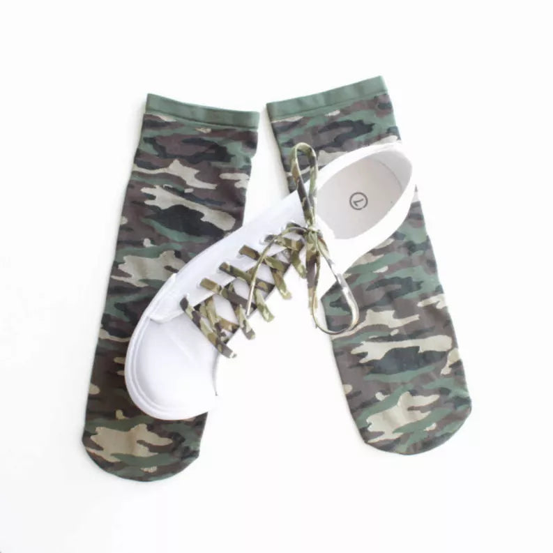 Camouflage Shoelaces - Footwear