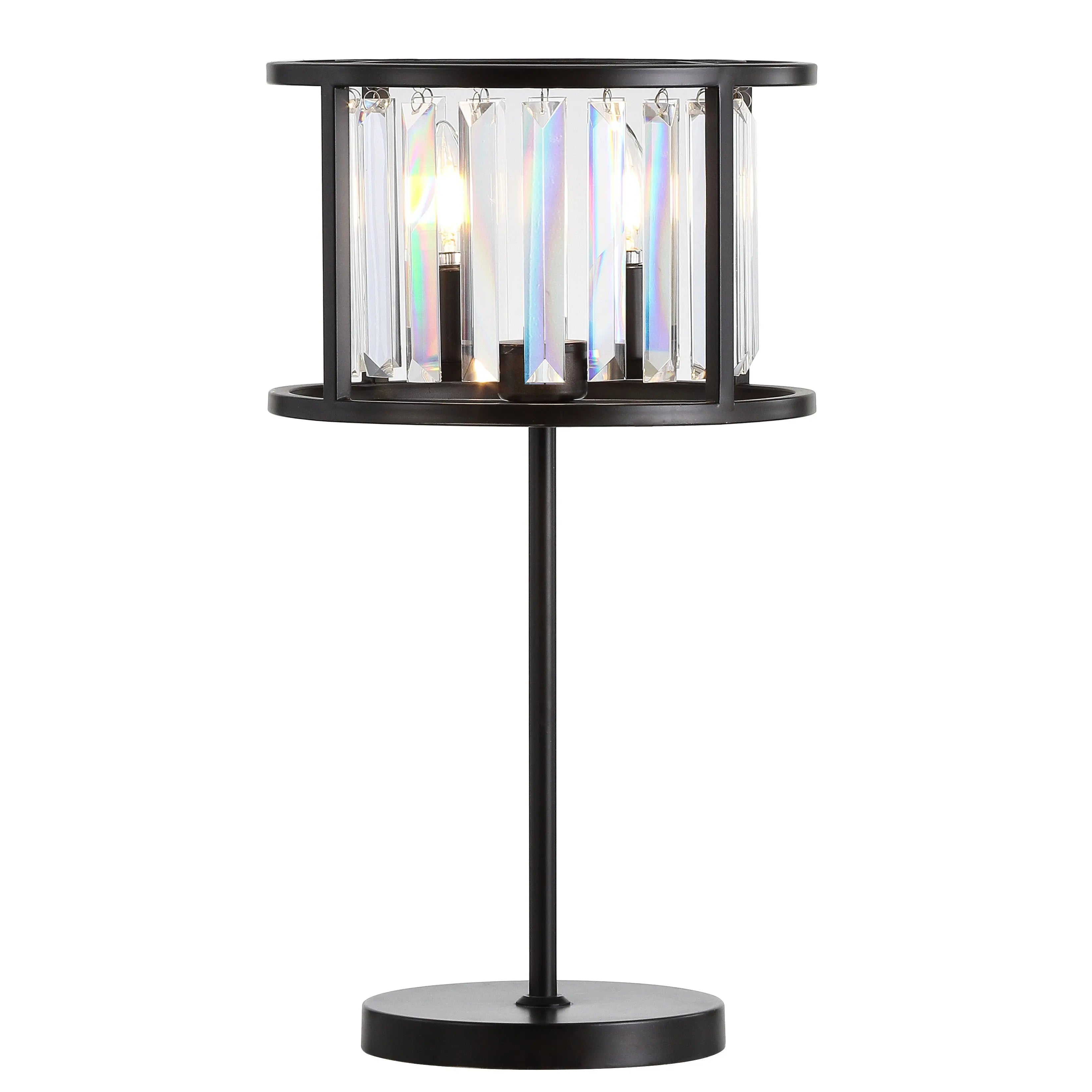 22" Antiqued Bronze Novelty Table Lamp LED With Globe Shade Homeroots Lighting