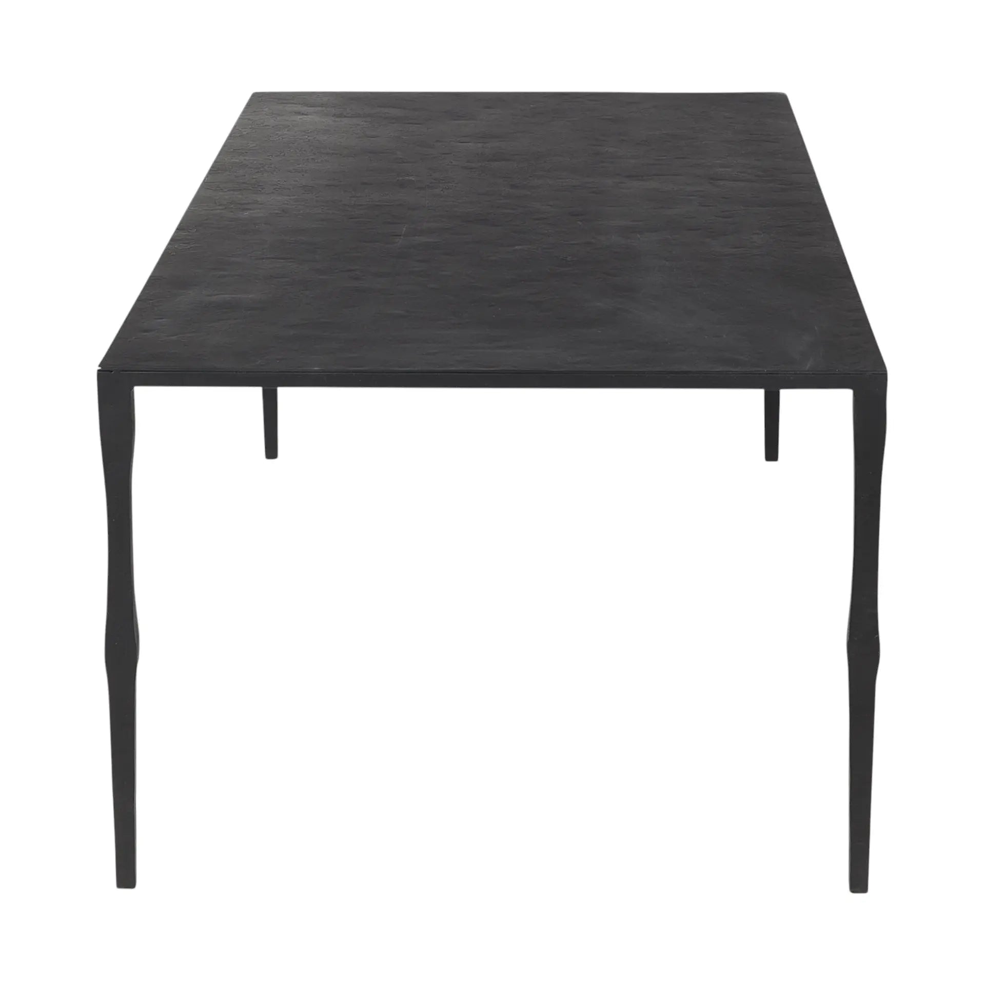 22" Black Iron Coffee Table Homeroots Living Room
