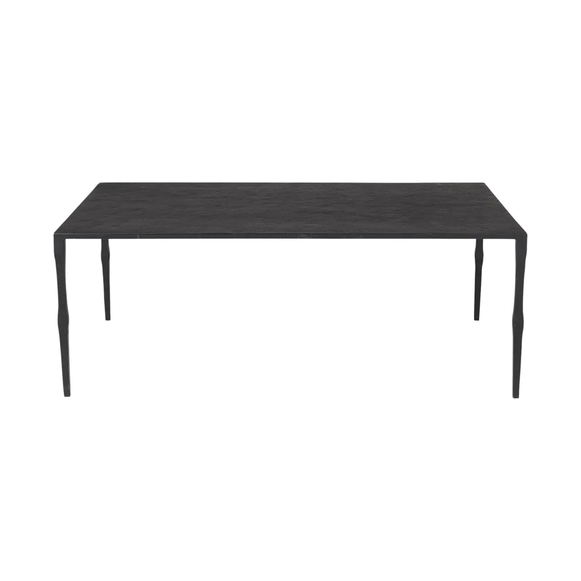 22" Black Iron Coffee Table Homeroots Living Room