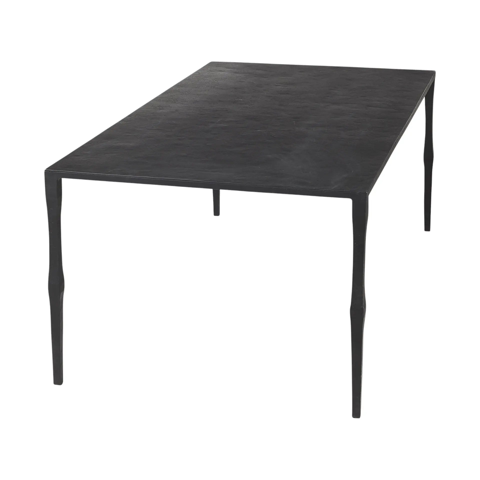 22" Black Iron Coffee Table Homeroots Living Room
