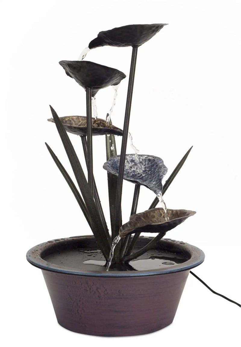 22" Bronze Metal Floral Bouquet Garden Art Homeroots Outdoor