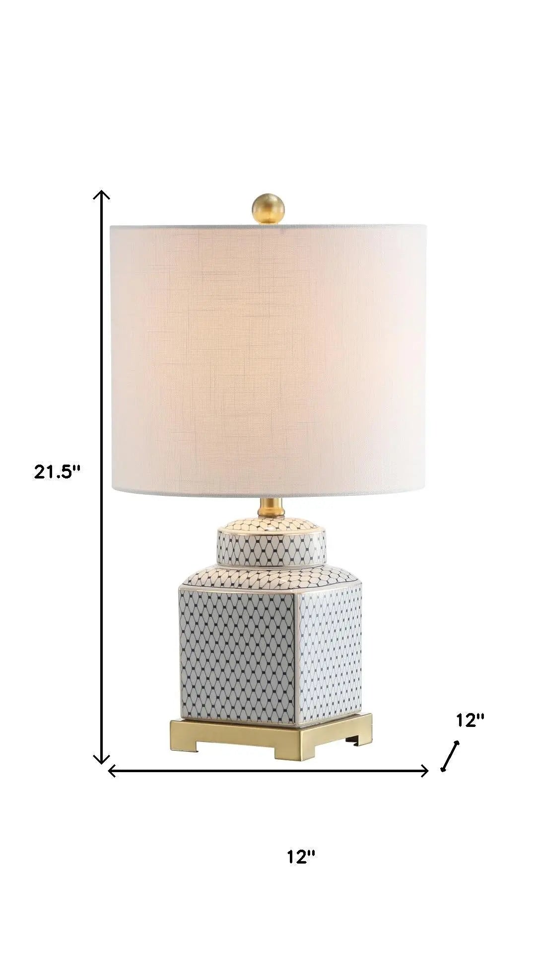 22" Gold Novelty Table Lamp With Globe Shade Homeroots Lighting