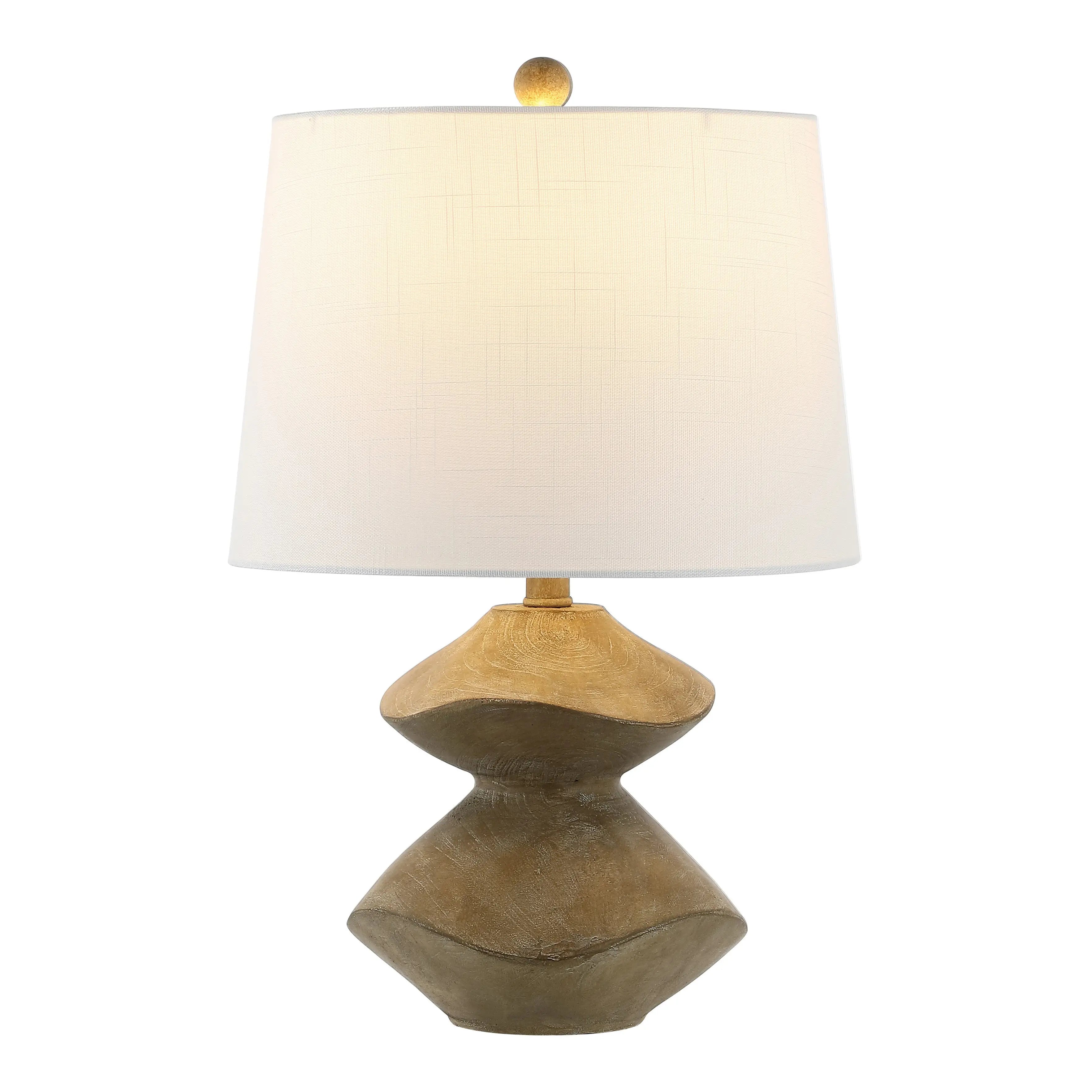 22" Golden Brown Novelty Table Lamp With Empire Shade Homeroots Lighting