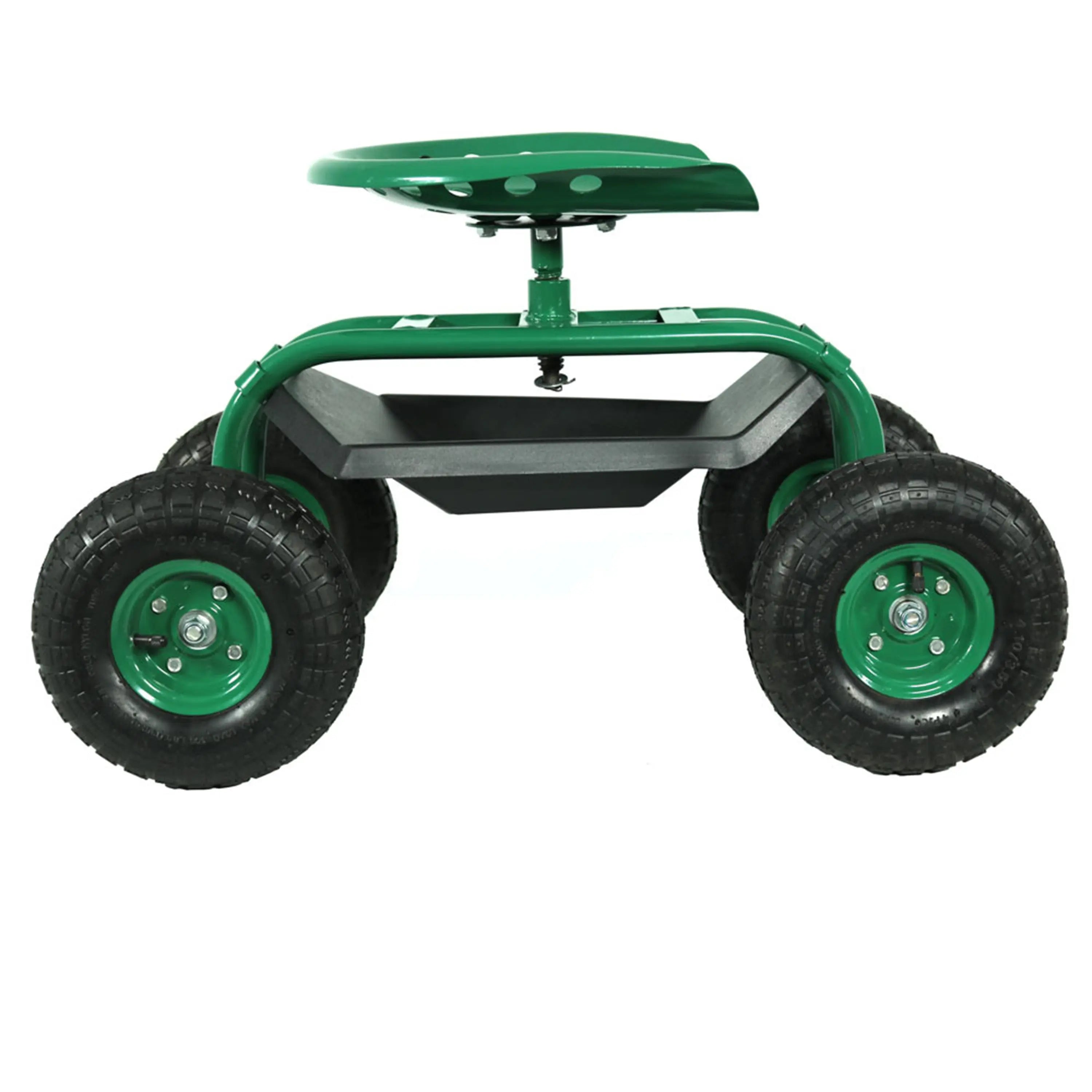 22" Green Steel Garden Stool Homeroots Outdoor