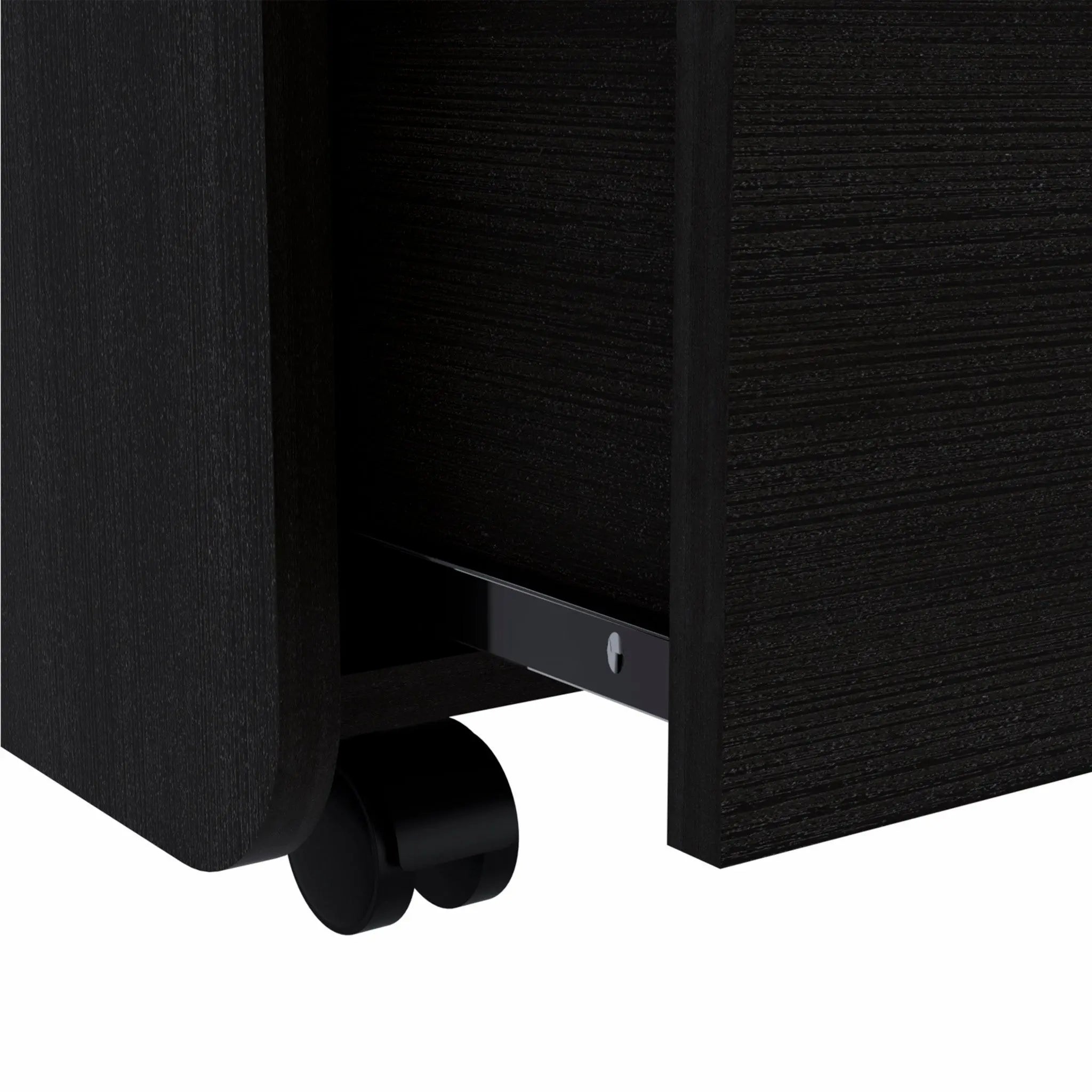 22" Wood Two Drawer Nightstand Homeroots Bed & Bath