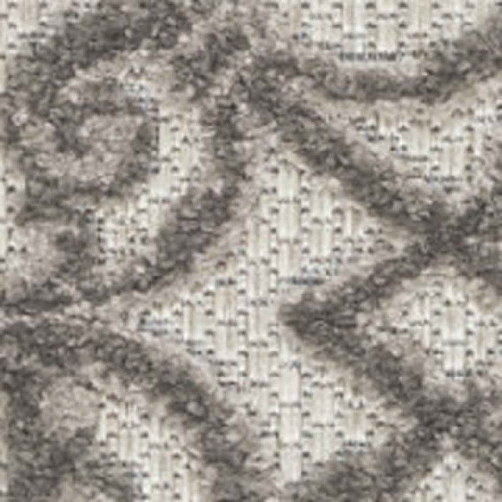 3' X 4' Gray Indoor Outdoor Area Rug