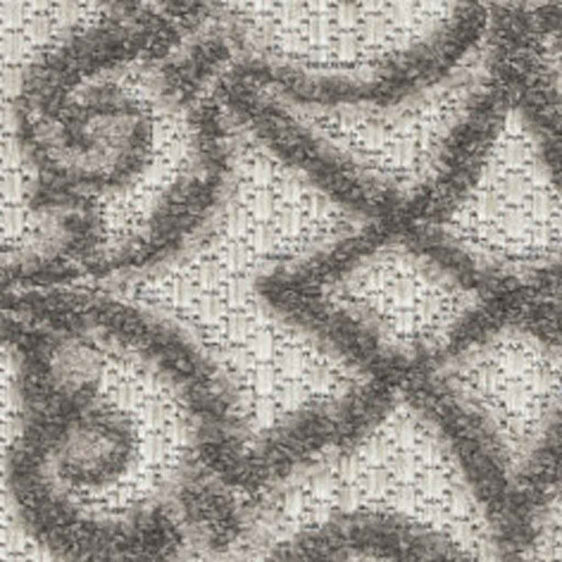 3' X 4' Gray Indoor Outdoor Area Rug