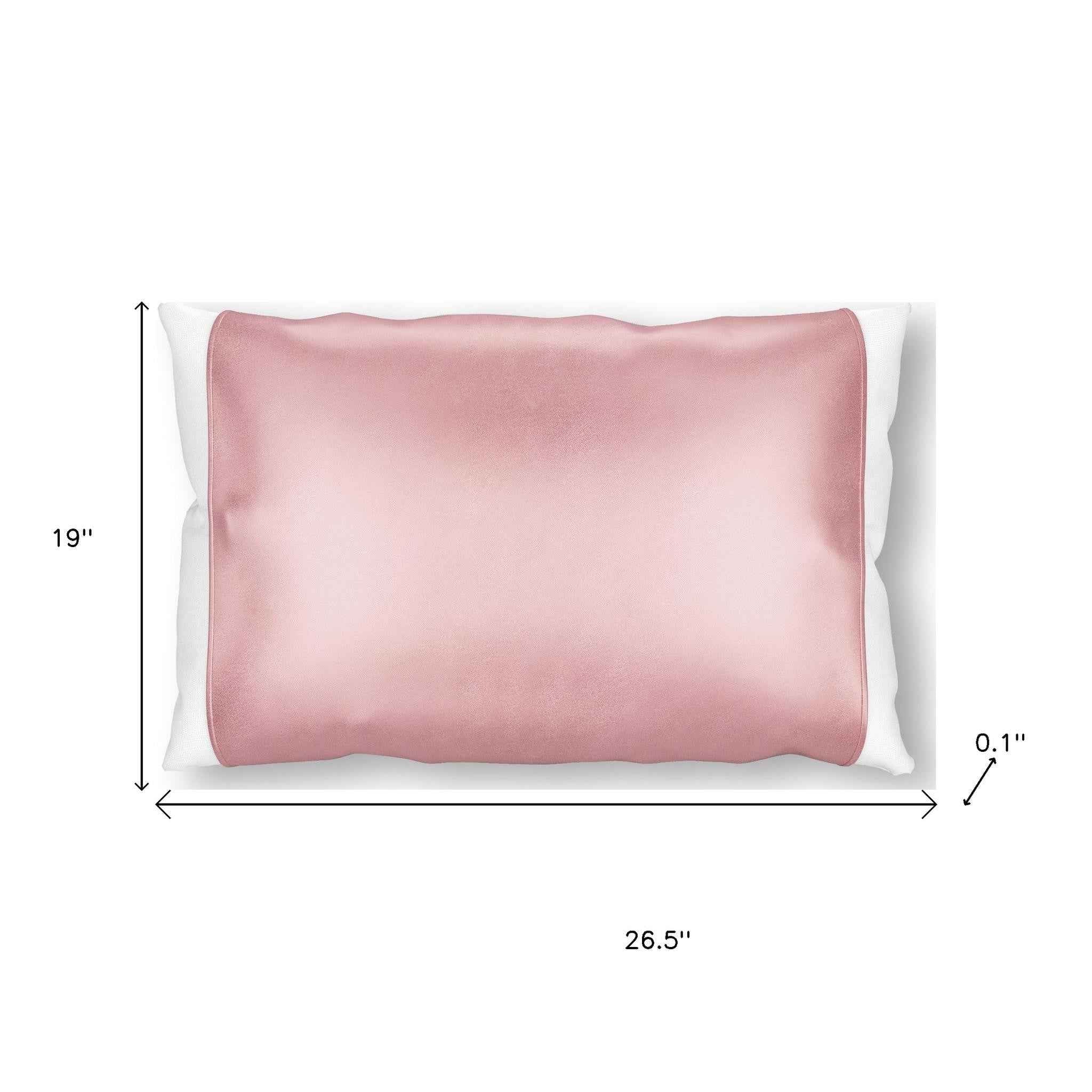Dusty Rose Silk Open Ended Pillowcase