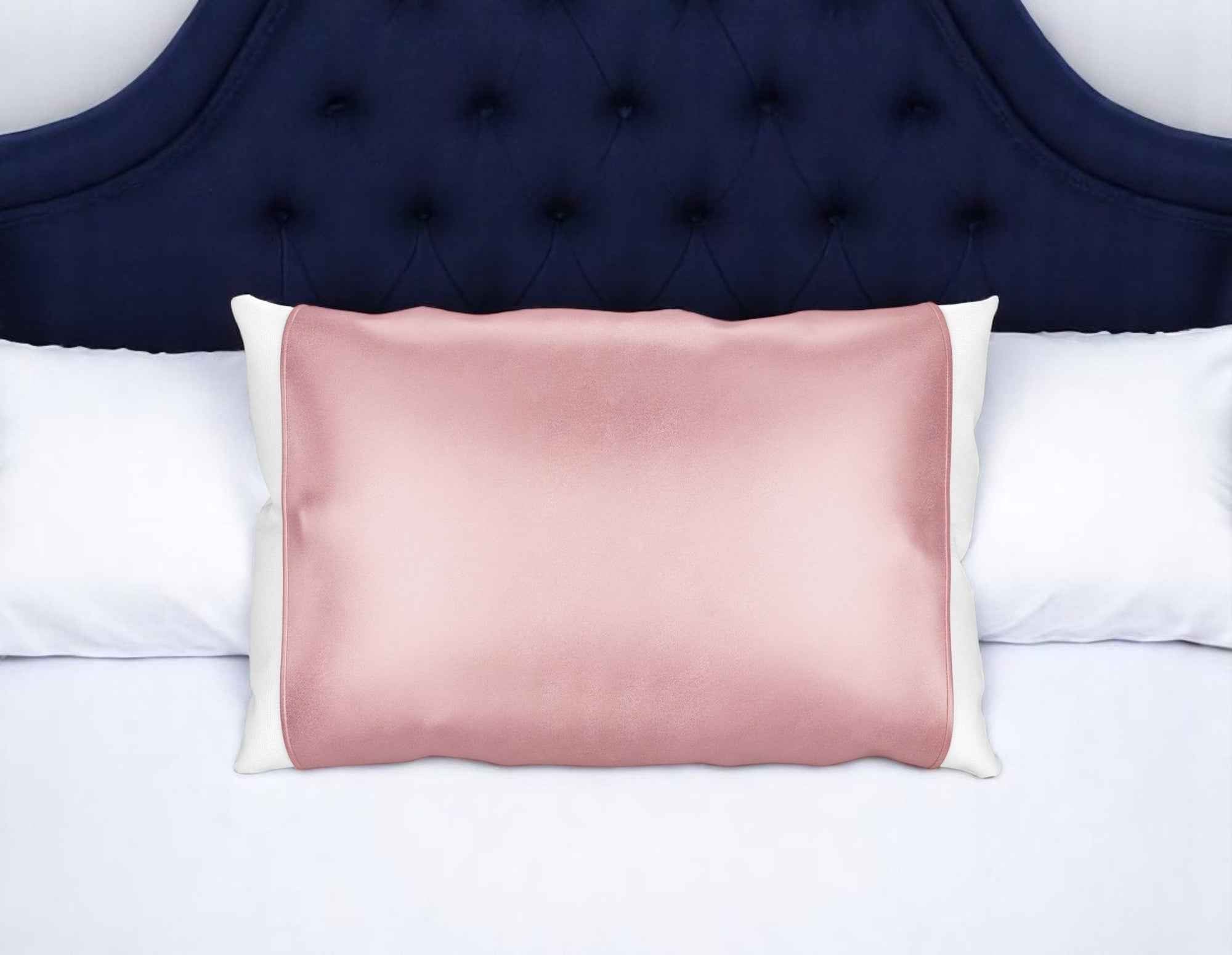 Dusty Rose Silk Open Ended Pillowcase
