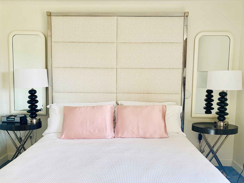 Dusty Rose Silk Open Ended Pillowcase